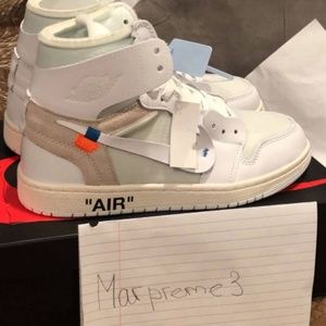 Off white Jordan 1 europe
